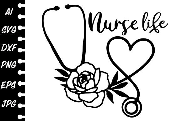 A Designer's Take on the Clip Art Nurse Embroidery File